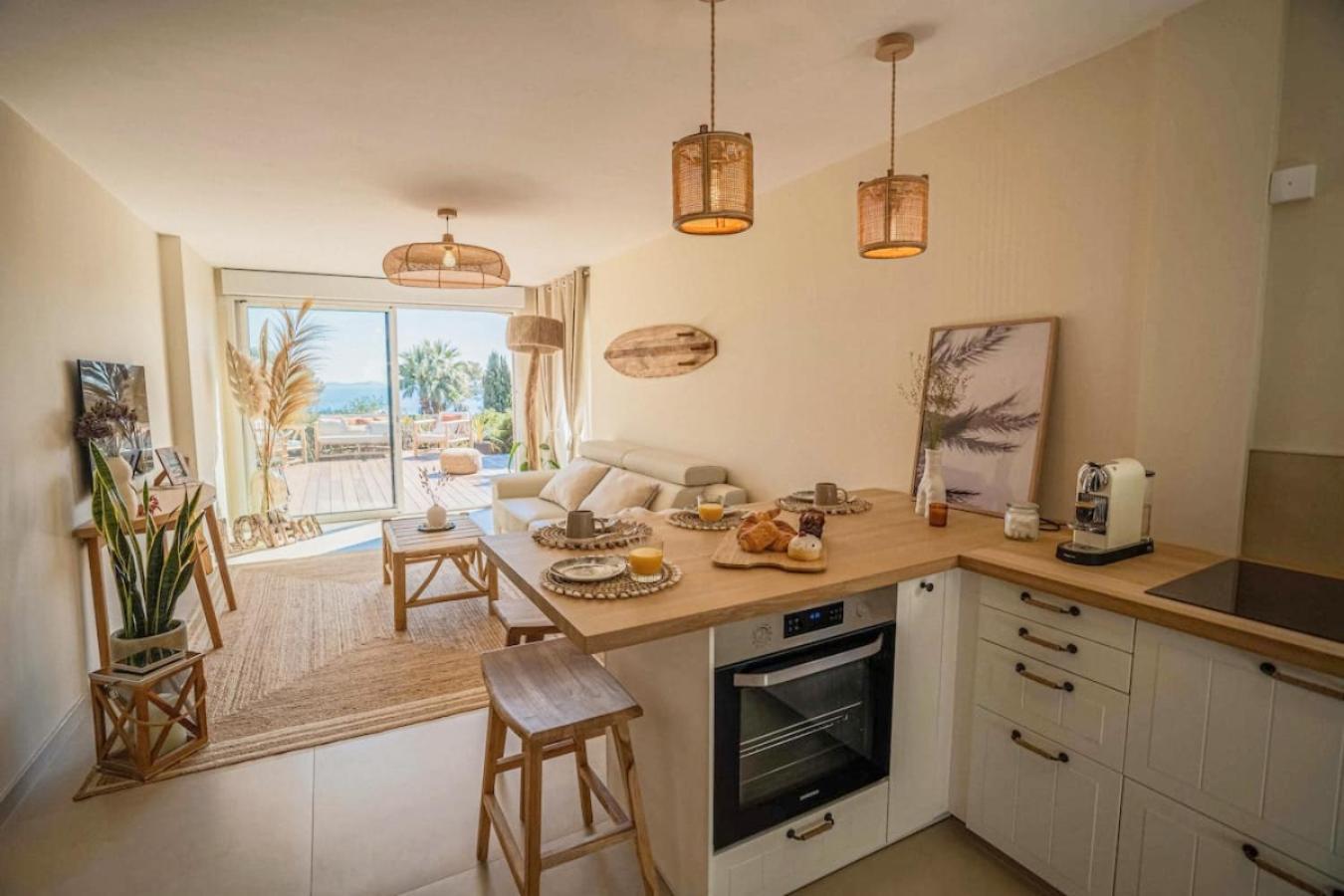 Logement Vue Mer Splendide - Situe A 50 Metres Du Bord De Mer Et 2 Minutes Des Plages - Bandolina Экстерьер фото
